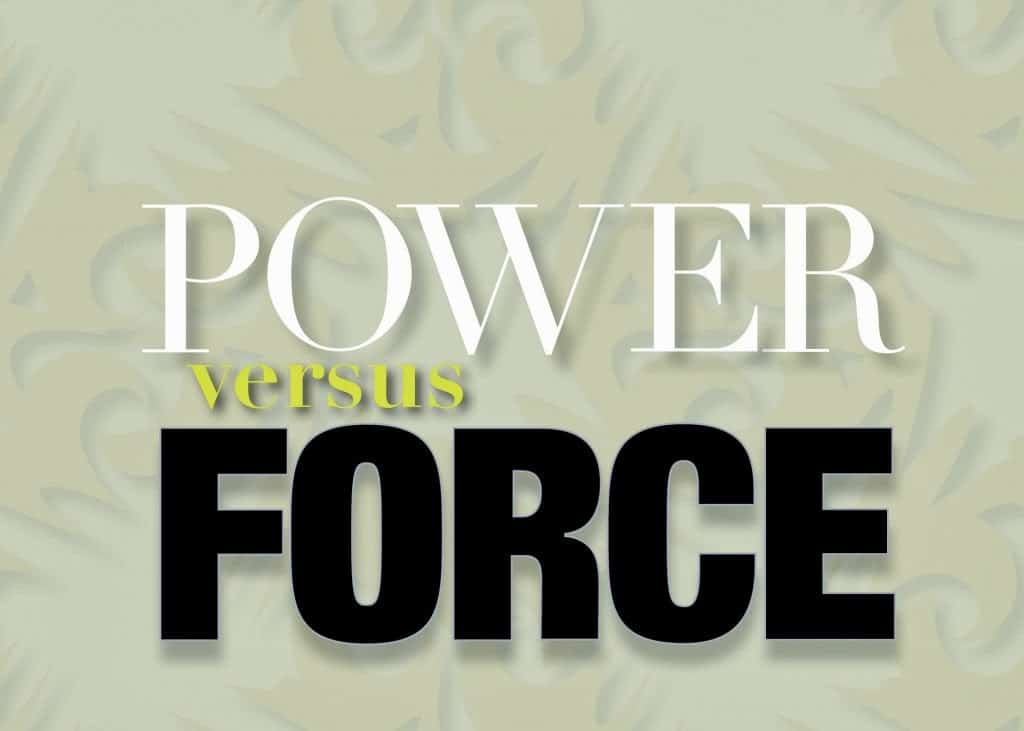 * Kyusho Power Vs Force