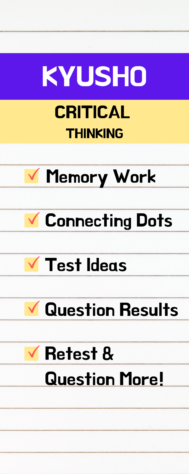 Kyusho is Critical Thinking - Keeping the Brain Tuned