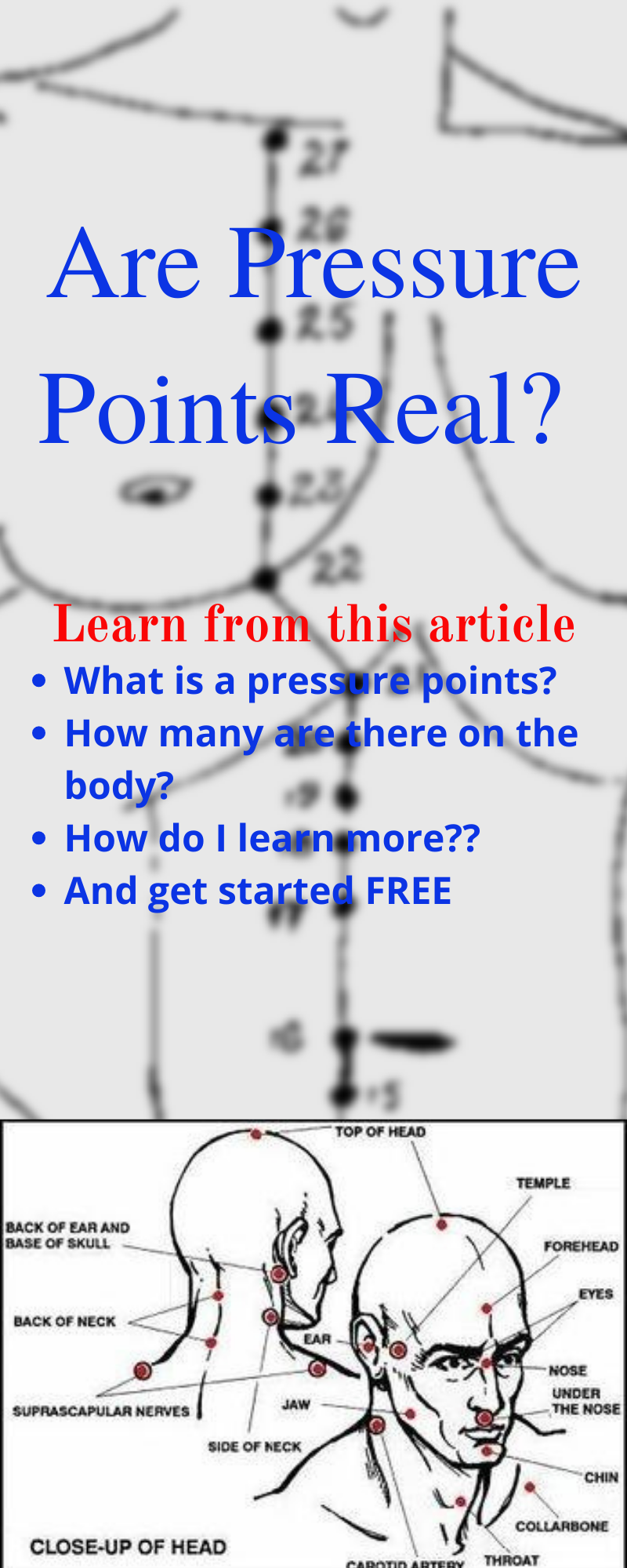 * Are Pressure Points Real? 